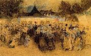unknow artist Breton Festival oil painting reproduction